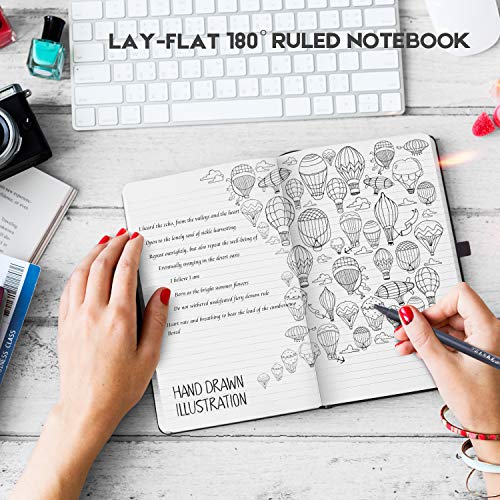 Huhuhero 10 Pack Notebooks Journals, Classic Ruled Notebook