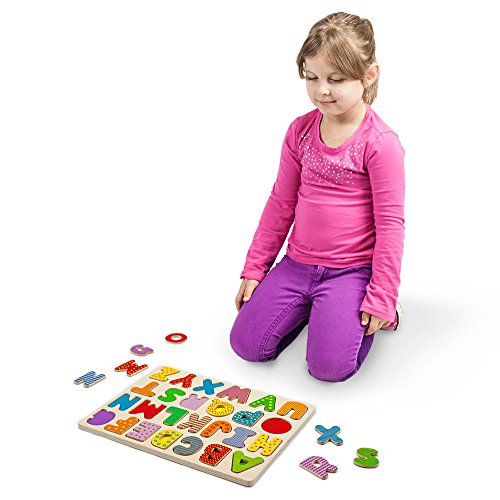 Professor Poplar's Puzzle Bundle: Alphabet, Numbers, Barnyard Helpers Wooden Puzzles