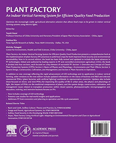 Plant Factory: An Indoor Vertical Farming System for Efficient Quality Food Production