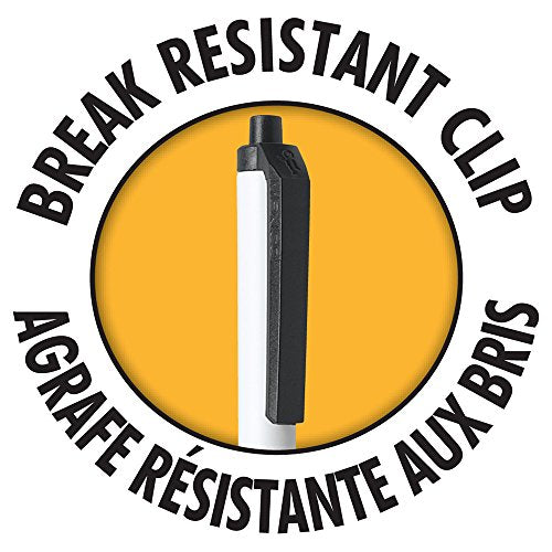 BIC Clic Stic Retractable Ball Pen, Medium Point (1.0mm) Black, 24-Count