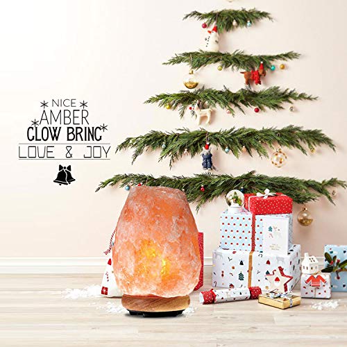 Himalayan Glow 1002 Pink Crystal Salt Lamp, (8-11 Lbs)