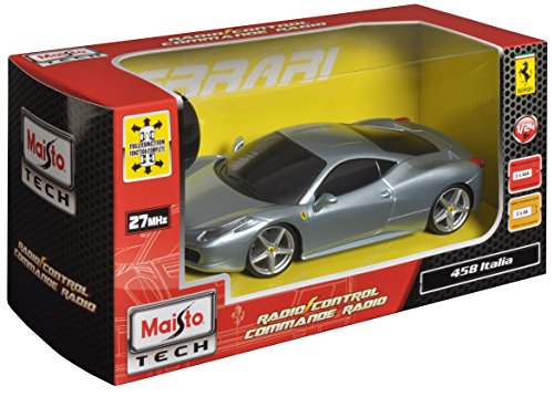 Maisto R/C 1:24 Scale Ferrari 458 Italia Radio Control Vehicle (Colors May Vary)