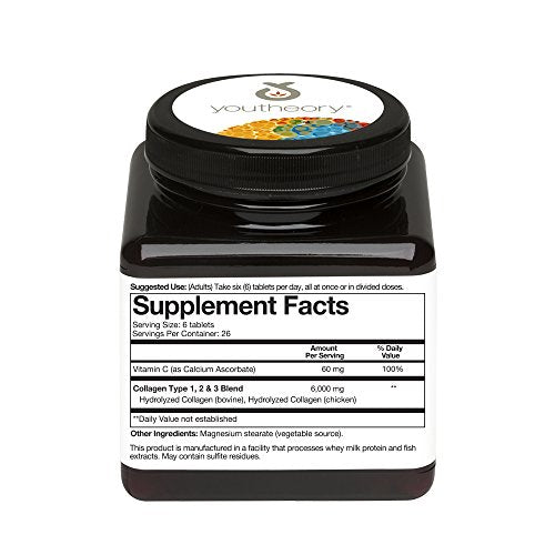 Youtheory Collagen Advanced Formula 160 tablets