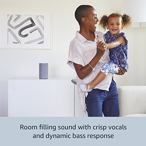 All-new Echo (2nd Generation), Charcoal Fabric