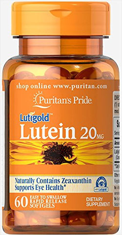 Puritan's Pride Lutein 20 mg