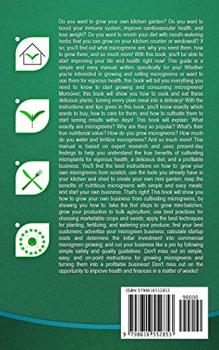 MICROGREENS: An Essential Guide to Grow Nutrient-Dense Organic Microgreens for Your Health or Profit