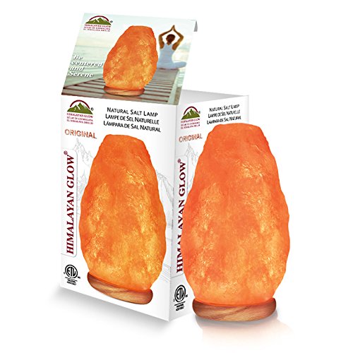 Himalayan Glow 1002 Pink Crystal Salt Lamp, (8-11 Lbs)