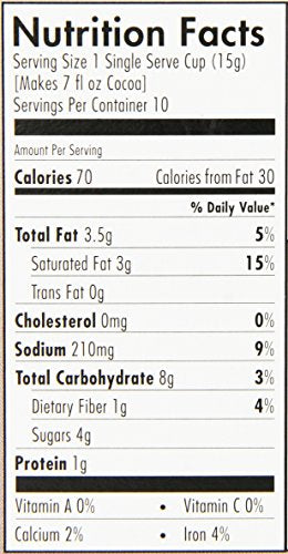 Land O'Lakes Cocoa Classics, Cocoa Supreme Single Serve Hot Cocoa Mix, 0.53 Oz Cups (Pack of 60)