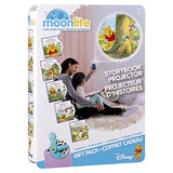 Moonlite, Winnie The Pooh Gift Pack with Storybook Projector for Smartphones & 5 Story Reels, Multicolor