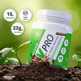 NutraKey V-Pro Raw Plant Based Protein Powder with 23g of Protein