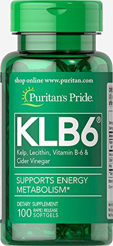 Puritan's Pride KLB6 100 Softgels