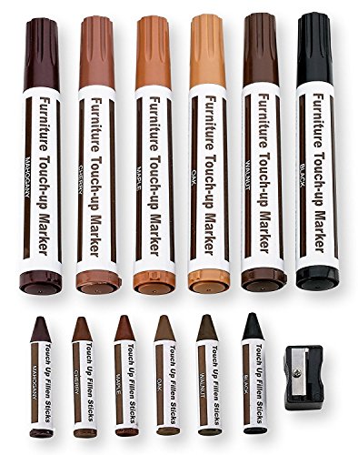 Furniture Repair Kit Wood Markers - Set of 13 - Markers And Wax Sticks