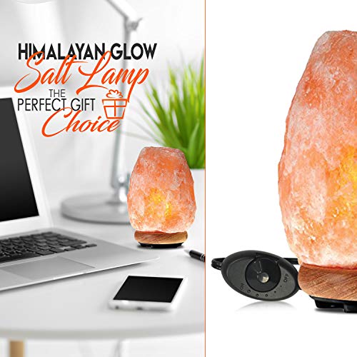 Himalayan Glow 1002 Pink Crystal Salt Lamp, (8-11 Lbs)