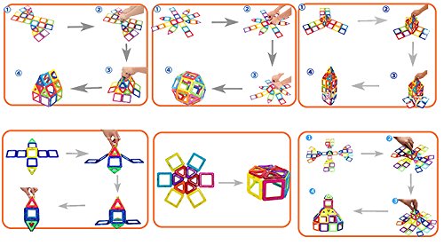 DreambuilderToy Magnetic Tiles Building Blocks
