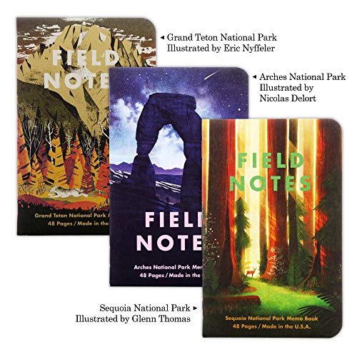 Field Notes: National Parks Series D 3-Pack