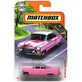 Matchbox 2019 MBX Road Trip '55 Cadillac Fleetwood 11/100, Pink