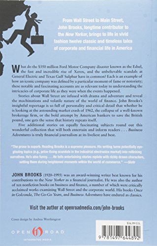 Business Adventures: Twelve Classic Tales from the World of Wall Street