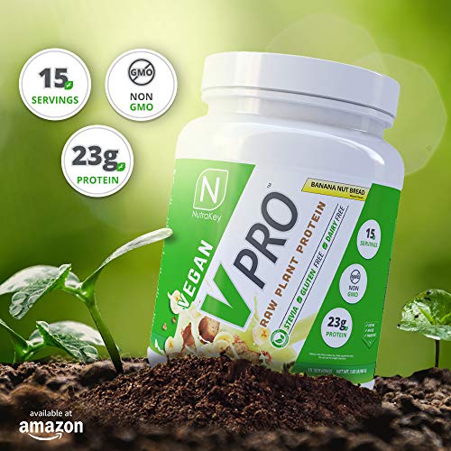 NutraKey Vpro Organic Vegan Raw Plant Protein