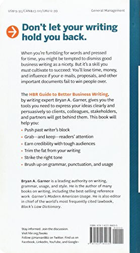 HBR Guide to Better Business Writing (HBR Guide Series)