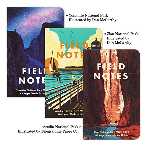 Field Notes: National Parks Series A 3-Pack