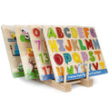 Professor Poplar's Puzzle Bundle: Alphabet, Numbers, Barnyard Helpers Wooden Puzzles