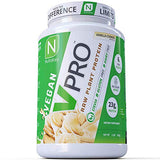 NutraKey V-Pro Raw Plant Based Protein Powder with 23g of Protein
