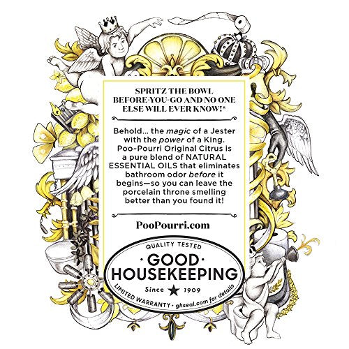 Poo-Pourri Before-You-Go Toilet Spray 2 oz Bottle, Original Citrus Scent