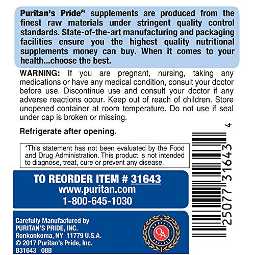 Puritans Pride Rapid Release Probiotic, 120 Count