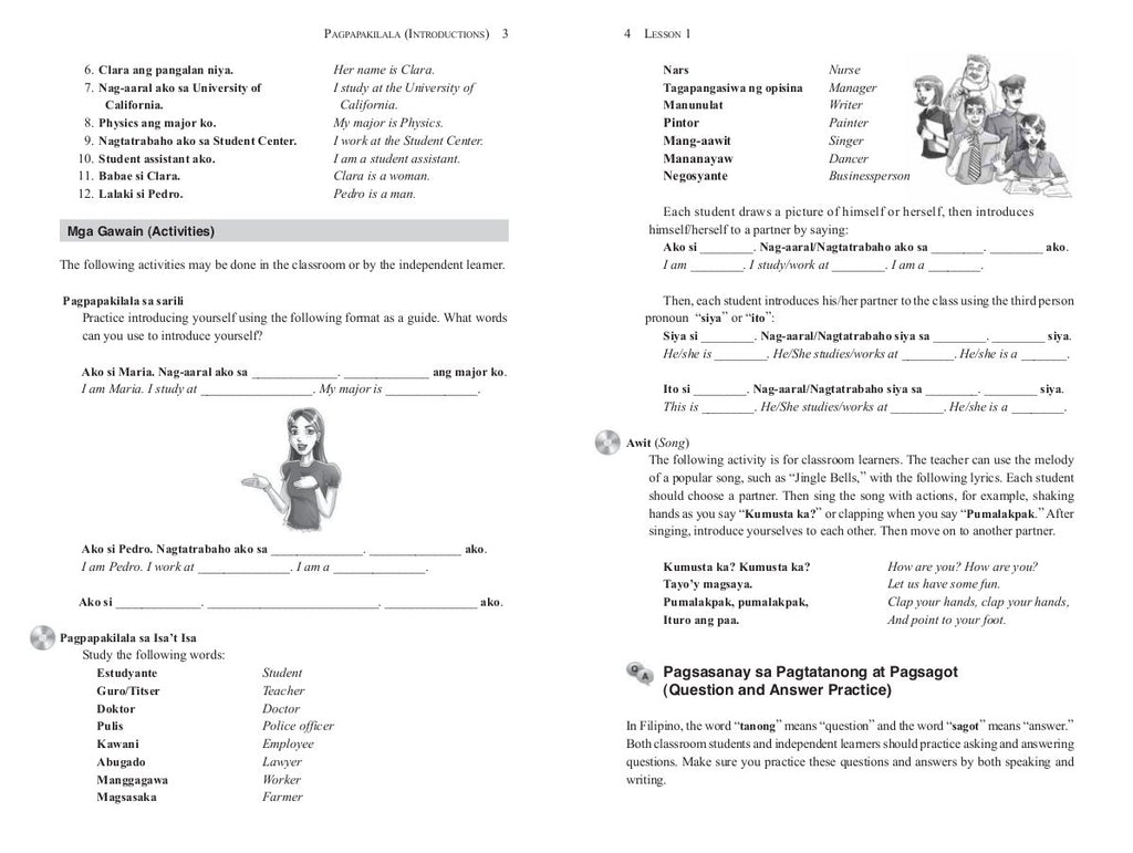 Tagalog for Beginners: An Introduction to Filipino