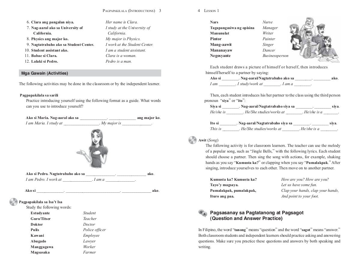 Tagalog for Beginners: An Introduction to Filipino