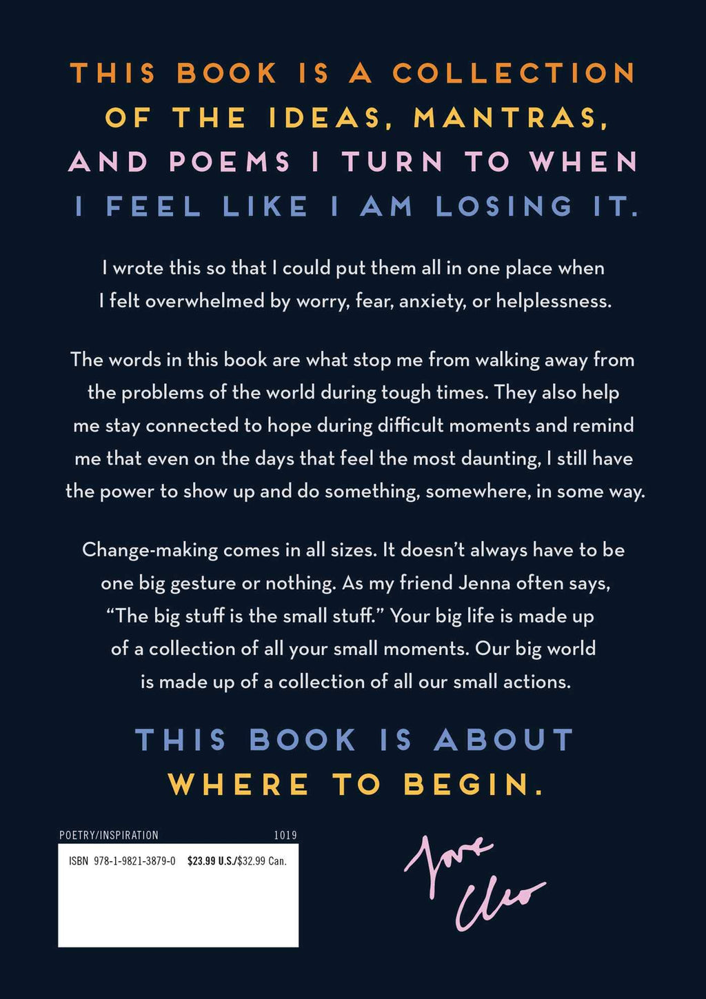 Where to Begin: A Small Book About Your Power to Create Big Change in Our Crazy World