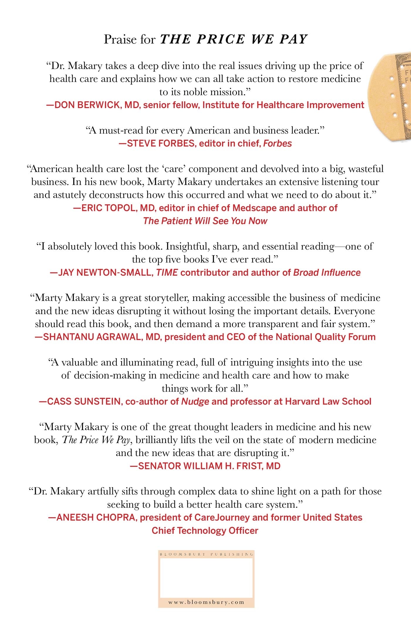 The Price We Pay: What Broke American Health Care--and How to Fix It