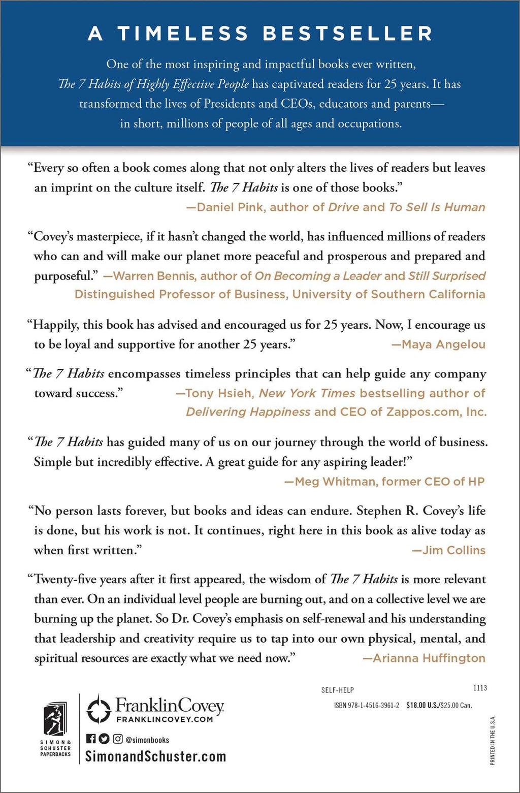 The 7 Habits of Highly Effective People: Powerful Lessons in Personal Change