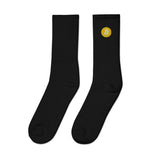 Bitcoin Embroidered socks