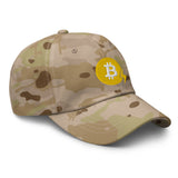 Bitcoin Lightning Multicam dad hat
