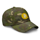Bitcoin Lightning Multicam dad hat