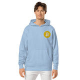 Bitcoin Unisex pigment-dyed hoodie