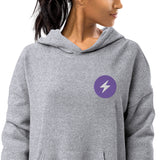 Lightning Unisex Suede Fleece Hoodie