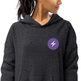 Lightning Unisex Suede Fleece Hoodie