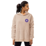 Lightning Unisex Suede Fleece Hoodie