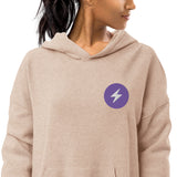 Lightning Unisex Suede Fleece Hoodie