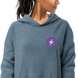 Lightning Unisex Suede Fleece Hoodie